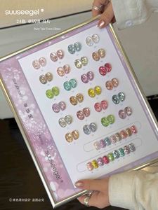 Kit <span class=keywords><strong>de</strong></span> vernis à ongles gel effet œil <span class=keywords><strong>de</strong></span> chat 49&36 couleurs/sets, très bonne qualité, avec gelée blanche et nude, et nuancier <span class=keywords><strong>de</strong></span> couleurs offert - Product Image 5