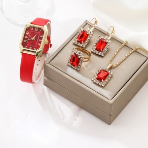 2026 New Women's Eco-Friendly Trendy Fashion <strong>Rectangular</strong> Alloy Case Quartz <strong>Watch</strong> with Acrylic Band 10mm Thickness Pointer Dial - Product Image 4