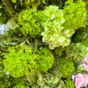 Promesse vente en gros usine vert fleur Arches Arrangement mariage fleur arc toile de fond - Product Image 3