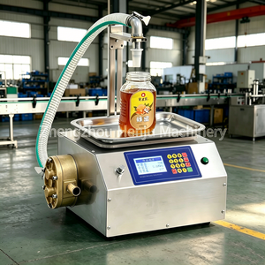 Machine de remplissage à pompe à engrenages de type continu pour liquides visqueux en conserve, pâte de sésame, pâte de <span class=keywords><strong>poire</strong></span>, colle, miel, à prix abordables - Product Image 6