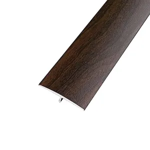 Échantillon gratuit T moulage Bandes de bord Bandes de transition pour le plancher Profil de garniture en aluminium Garniture de bordure en forme de T