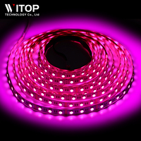 Kualitas tinggi SMD5050 4 dalam 1 RGBW 19.2 W/M 60Led/m lampu LED 24 pita VLED cahaya Strip led profil aluminium RGBWW lampu uv
