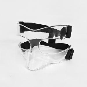 शॉक पैड स्पोर्ट्स फेस रक्षक के साथ यूनिसेक्स आधा फ्रेम बास्केटबॉल मास्क - Product Image 2