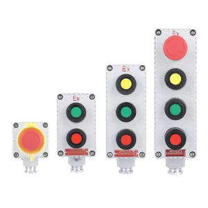 IP65 explosion-proof button box 220V 10A Flame-Proof Push Button Emergency Stop Switch