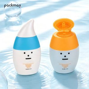 Envase Cosmético Vacío con Forma de Muñeco de Nieve de 40 ml con Barrera de EVOH – Para Protector Solar, Base de Maquillaje, Crema de Manos y Loción Fijadora - Product Image 4