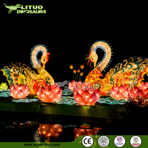 โคมไฟไหมประดับตกแต่งเทศกาลจีนแบบคาสตัลไลท์ - Product Image 6