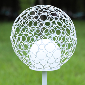 Điêu Khắc Bồ Công Anh Bằng Thép Không Gỉ Tùy Chỉnh Cho Khu Dân Cư Vườn Công Viên Có Thể Phát Sáng Trang Trí - Product Image 6