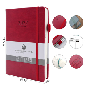 Libreta Minimalista A5 2027 con Logotipo Personalizado GF, Agenda Diaria en Inglés de 365 Días, Planificador Anual Portátil - Product Image 5