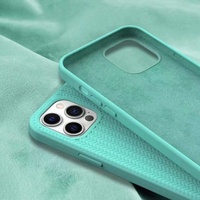 Étuis de téléphone de luxe en Silicone liquide pour iPhone, coque avec 4 faces, fonction anti-choc, pour modèle mini 13 Pro Max, 13