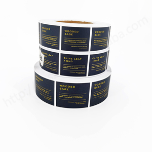 สติกเกอร์ฟอยล์สีทองปั๊มร้อนฉลากบรรจุภัณฑ์สำหรับขวดแบบกำหนดเอง - Product Image 5