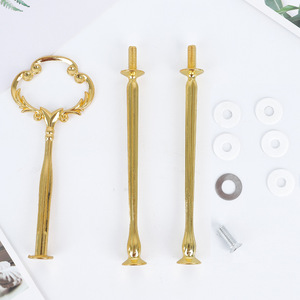 2 层锌合金蛋糕架，带手柄和配件，环保厨房工具套装，适合生日甜点 - Product Image 3