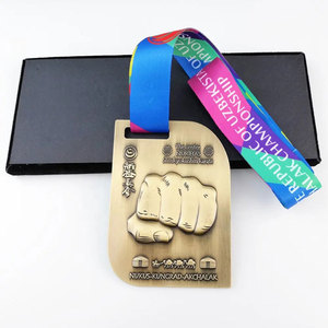 Medallas Deportivas Personalizadas de Aleación de Zinc Estilo Antiguo Moderno con Logotipo Personalizado para Taekwondo, Kickboxing, Karate - Premios Promocionales al por Mayor - Product Image 3