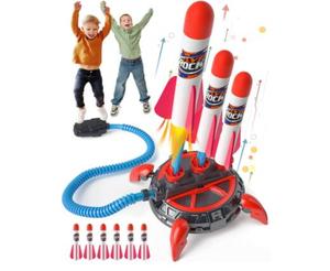 Lanzador de cohete de juguete para niños, actualización de lanzadores de espuma, hasta 100 pies - Product Image 1