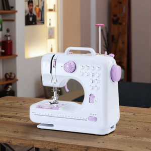Máquina de Coser Mini Portátil Manual, Nueva, Eléctrica, de Escritorio, Multifuncional, <span class=keywords><strong>Industrial</strong></span>, Doméstica, <span class=keywords><strong>Overlock</strong></span> para Tela - Product Image 1