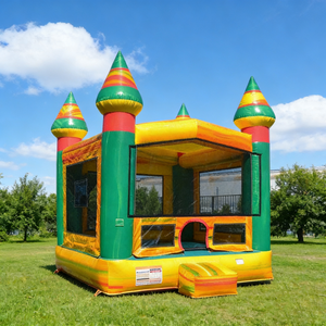 Castillo Inflable Comercial Azul de PVC a Precio de Fábrica, Castillo Inflable para Exteriores con Soplador para Alquiler en Fiestas y Eventos - Product Image 6
