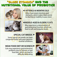 Compléments alimentaires liquides 100 % naturels pour la santé intestinale, gouttes laxatives pour soulager la constipation chez les chats avec 6 probiotiques