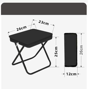 Mini tabouret de camping pliable, tabouret de pêche pliable portable, tabouret de camping de petite taille pour toutes les activités de plein air et d'intérieur - Product Image 2