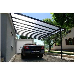 Abri de voiture mural au design moderne / Auvent de carport / Auvent de terrasse - Product Image 1