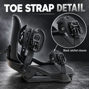 <span class=keywords><strong>Fijaciones</strong></span> <span class=keywords><strong>de</strong></span> Snowboard <span class=keywords><strong>de</strong></span> Alta Calidad en Venta, Moldeadas por Inyección, para Todo Tipo <span class=keywords><strong>de</strong></span> Montaña y Freestyle, Fabricante OEM, Logotipo Personalizado - Product Image 5