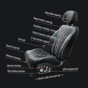 2 pièces/ensemble Sièges principaux et passagers personnalisables de haute qualité couleur Lexus/Prado/Wrangler - Product Image 6