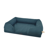 Ventes chaudes, nouveau design, canapé-lit carré rectangulaire pour chien, rembourrage en mousse, grand lit pour animaux de compagnie