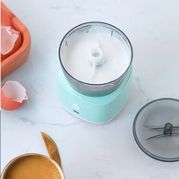 Groothandel Usb Multifunctionele Draagbare Elektrische Food Fruitmixer Vleesmolens Processor Keuken Vleesmolen Rvs Staal