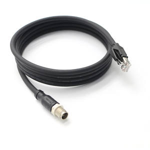 Cable Industrial M12 Impermeable, Cable de Extensión M12 Macho a RJ45 Macho para Sensores y Sistemas PLC - Product Image 5