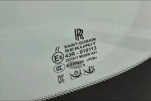 51317449738 <span class=keywords><strong>parabrezza</strong></span> anteriore posteriore porta vetro finestra triangolare per rotoli Royce Cullinan utilizzato <span class=keywords><strong>parabrezza</strong></span> anteriore originale - Product Image 5