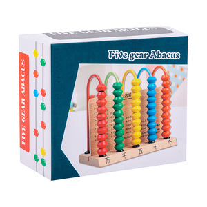 Abaque <span class=keywords><strong>en</strong></span> <span class=keywords><strong>bois</strong></span> pour enfants, jouet éducatif, aide pédagogique essentielle pour l'apprentissage du calcul, deuxième volume, unisexe - Product Image 6