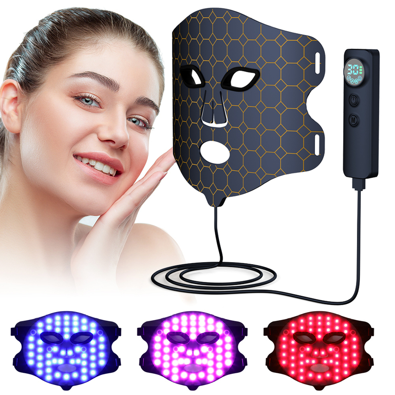 Cordless Red light Vibration Face Massager