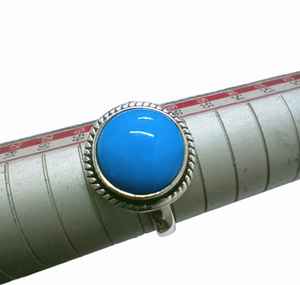 Arizona Bague de mariage pour homme en argent sterling 925 Style tendance Turquoise naturelle personnalisée - Product Image 2