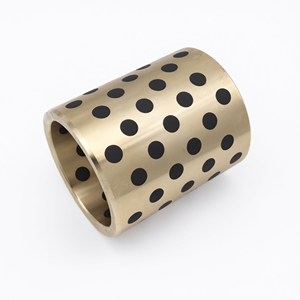 Cojinete deslizante de grafito y bronce con lubricante sólido para carga pesada y baja velocidad - Product Image 2