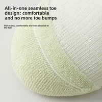 Chaussettes de compression pour femmes, sportives, professionnelles, pour la course à pied, la corde à sauter, en tissu éponge, sans couture, séchage rapide, antidérapantes, mi-longues, pour le yoga