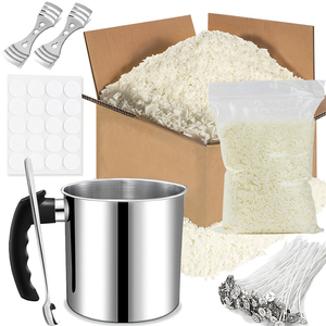 Kit de fabrication de <span class=keywords><strong>bougies</strong></span> DIY comprenant des flocons de cire de soja, un récipient pour faire fondre la cire, des mèches de bougie, des supports de centrage de mèches, des autocollants, pour la création de <span class=keywords><strong>bougies</strong></span> artisanales - Product Image 2