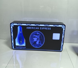 Sự kiện hộp đêm phát sáng ánh sáng rượu sâm banh chai dịch vụ AMEX dấu hiệu dẫn chai <span class=keywords><strong>glorifier</strong></span> thuyết trình - Product Image 3
