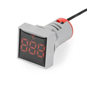 Cheap price RED 22mm AD101-22TMS digital display temperature with indicator