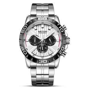 Reloj de negocios elegante, sofisticado y multifuncional con correa de acero, reloj de cuarzo, personalizable. - Product Image 5