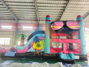 Oferta Especial: Casa de Brinco <span class=keywords><strong>Inflable</strong></span> Comercial Combinada para Uso en Seco y Mojado, Alquiler para Eventos y Fiestas - Product Image 3