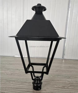 Lampe de jardin à détecteur de mouvement 80W, lanterne de parc municipal, éclairage de boulevard résidentiel, capteur photocellule, noir, garantie 5 ans, authentique - Product Image 4