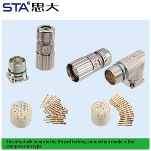 Konektor M23 M623 6 7 9 12 17 Pin Sinyal Industri Daya Motor Servo <span class=keywords><strong>Encoder</strong></span> Lurus/Sudut Konektor Jantan Betina Soket Persegi - Product Image 3