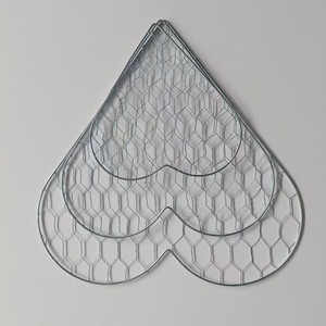 Bán buôn trái tim và vòng dây vòng hoa khung Net hoa bao bì tình yêu hình dây vòng hoa trái tim cho tuyệt đẹp bó hoa trình bày - Product Image 2