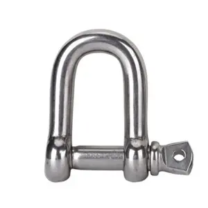 Heavy Duty Straight D-type Anchor Shackle Dee Ring Shackles