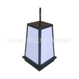 Lámpara Solar de Jardín LED para Exteriores, Farol de Hierro Independiente Resistente al Agua, 12V DC, Célula Solar Mono-Si con Batería - Product Image 2