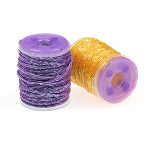 Matériaux de pêche à la mouche : <span class=keywords><strong>Tresse</strong></span> plate holographique / Matériau de corps en Mylar synthétique, paillettes scintillantes, streamers et matériaux <span class=keywords><strong>pour</strong></span> la fabrication de nymphes - Product Image 6