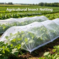 Filet anti-insectes pour serre, blanc, épais, anti-moustiques, 80 mailles, épais, à assembler, pour l'isolation des légumes et l'élevage
