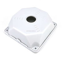 Caja de plástico ABS impermeable para conexiones, caja de conexiones de cables para exteriores, soporte de montaje en techo para cámara CCTV