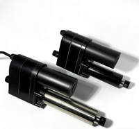 Actionneur linéaire électrique micro haute vitesse 24V CC, étanche, moteur tubulaire télescopique, charge 3000N, 200mm, pour appareils électroménagers et bateaux