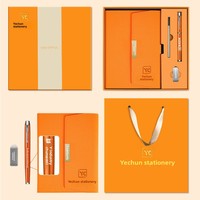 Coffret Cadeau Carnet en PU Style Minimaliste Moderne avec Impression de Logo Personnalisé – Élégant Souvenir, Cadeau d'Entreprise, Cadeau pour Enseignants
