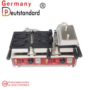 Máquina para hacer waffles con boca abierta, comercial Industrial, para hacer helados y pescado - Product Image 3