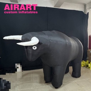 Gran oferta de países europeos, traje inflable, traje de toro inflable de Color negro para Pasodoble - Product Image 3